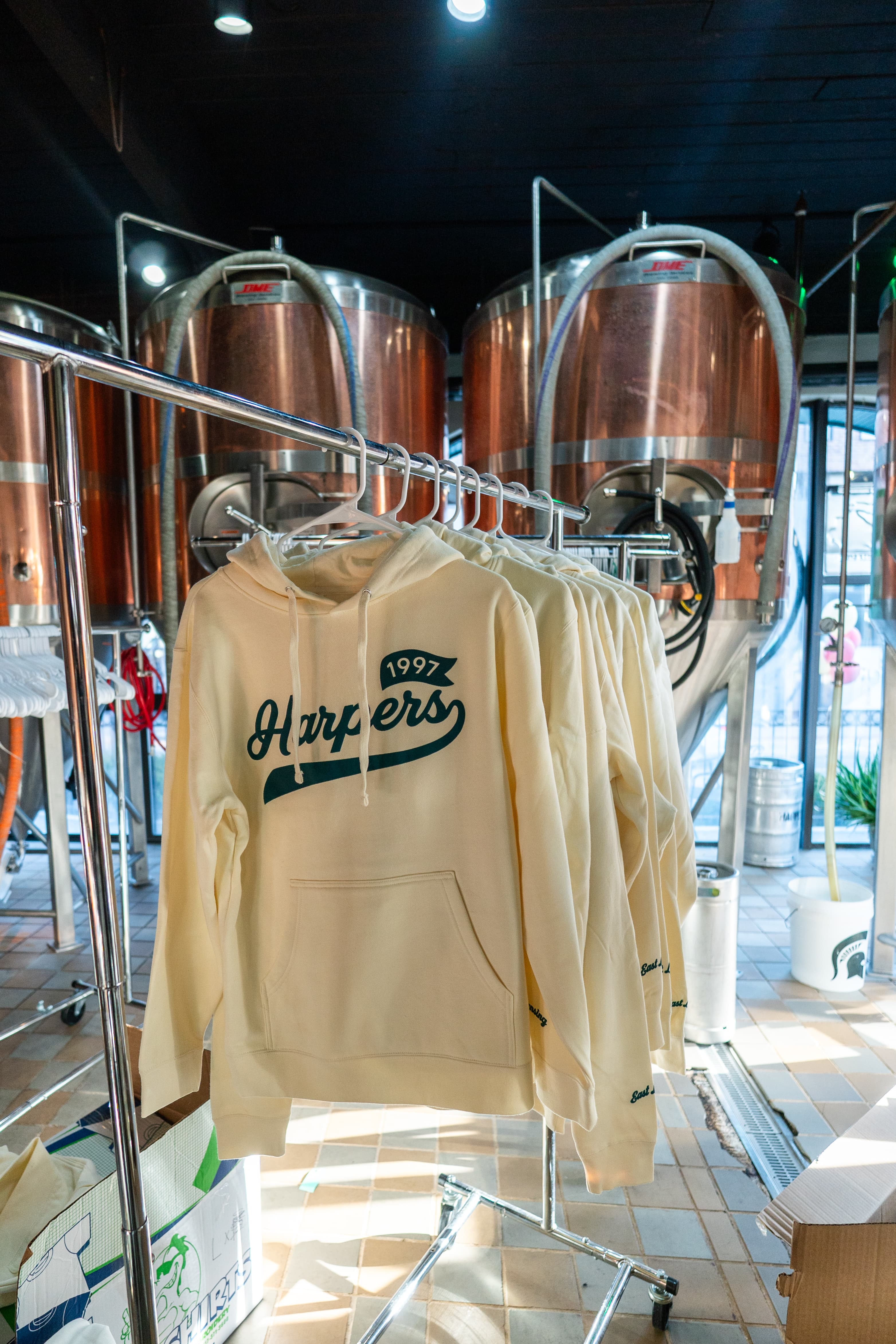 Harper's East Lansing hoodie  official Harper's Brewpub merch